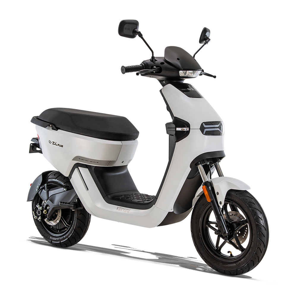 scooter électrique Keeway e-zi plus-blanc promotion